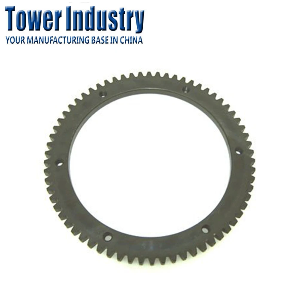 
Custom Large Diameter Metal Steel Rotating Flywheel Ring Gear for Sale 
