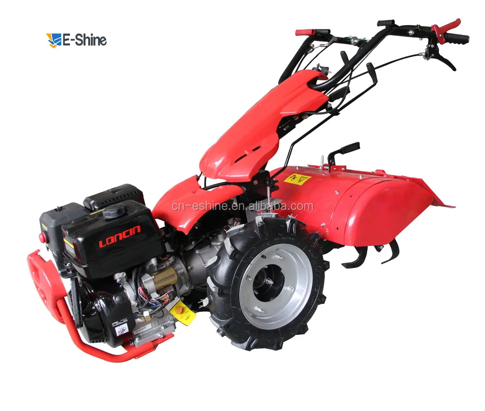 2 wheel walking behind tractor with rear-tine tiller