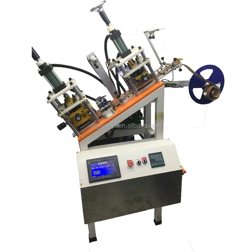 factory supplies PU leather jeans trademark machines Automatic leather label brand press PU leather brand machine