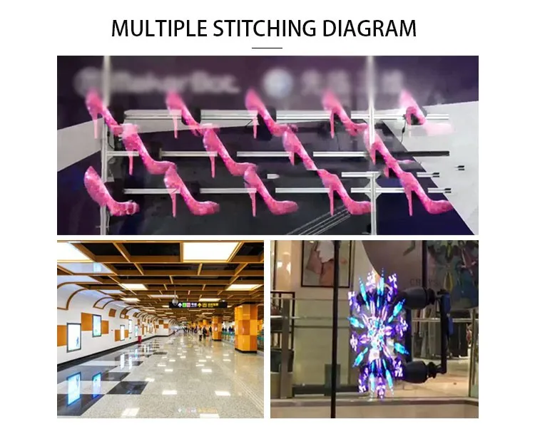 New 50cm small outdoor holographic projector display interactive 3d hologram fan