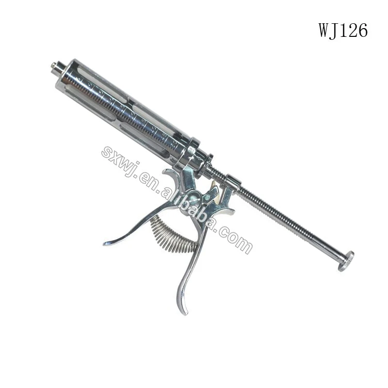 20ml 30ml 50ml Veterinary Semi-Auto Metal revolver injection gun