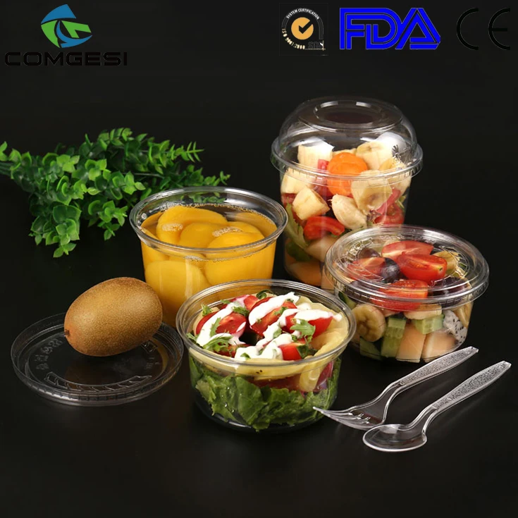 Disposable paper packaging take away lunch bowl_fast food_Restaurant Project Disposable Kraft Paper bowl with Lid