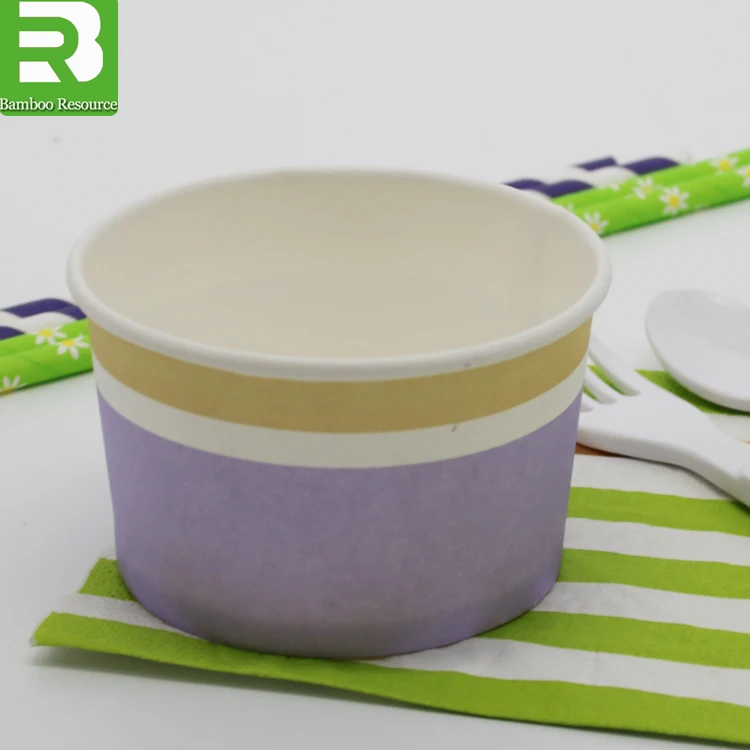 
Waterpoof Paper disposable ice cream cup 