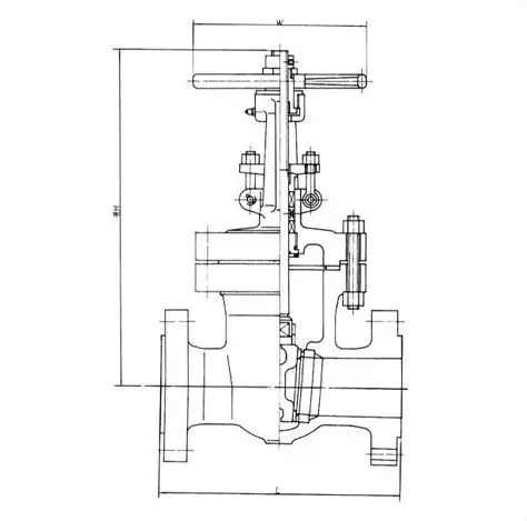 WCB/SS304/SS316 8 gate valve stainless steel gate valves