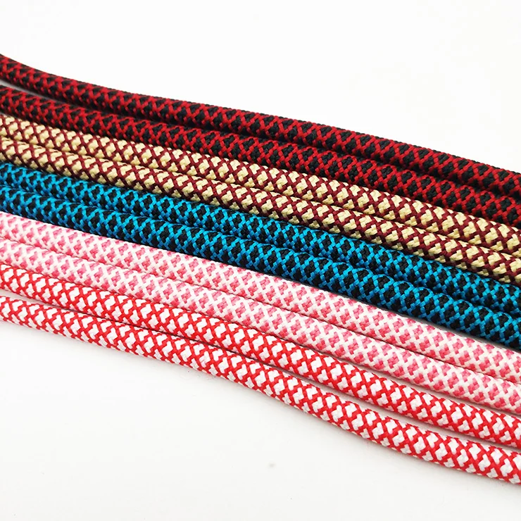 bulk designs dyeing colored braided round shoe laces wholesale