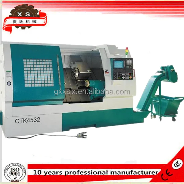 CTK 45 Series cheap inclined cnc bench lathe machine mini lathe CTK4532