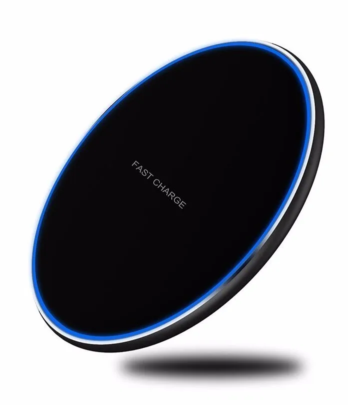 10W/7.5W Fast qi wireless charger charging pad for samsung Note 9,Qi fast Wireless Charger for iPhone XR/XS max Qi Charger