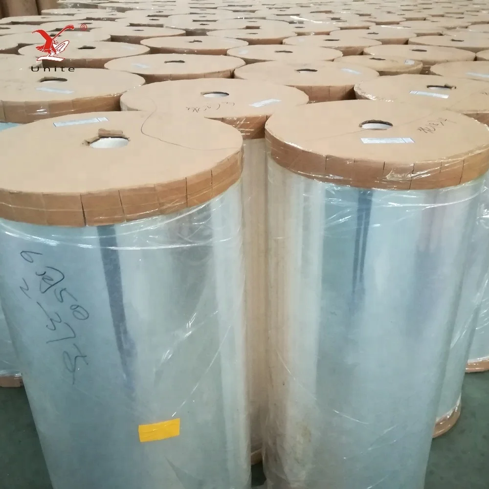 
Bopp tape jumbo roll with bopp film and acrylic glue 