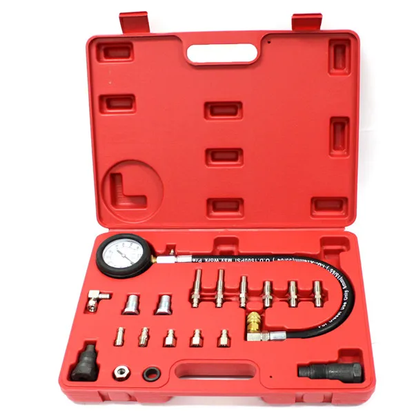TU-15 дизельный двигатель сжатия тестер Манометр диагностический инструмент комплект