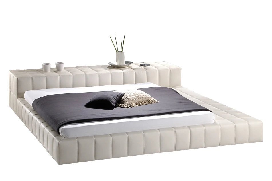 Italian Bedroom Furniture Sets Sale,Luxury Led king size Soft PU Bed Frame