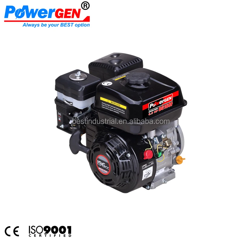 Best Price!!! POWERGEN 196cc Air Cooled Single Cylinder 168F OHV Gasoline Engine GX200 6.5HP