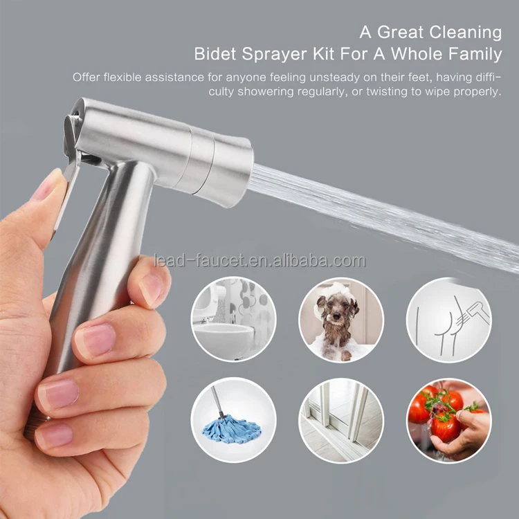 Smarter Fresh Faucet Bidet Sprayer for Toilet Warm Water Handheld Sprayer with Sink Hose Attachment for Bathroom