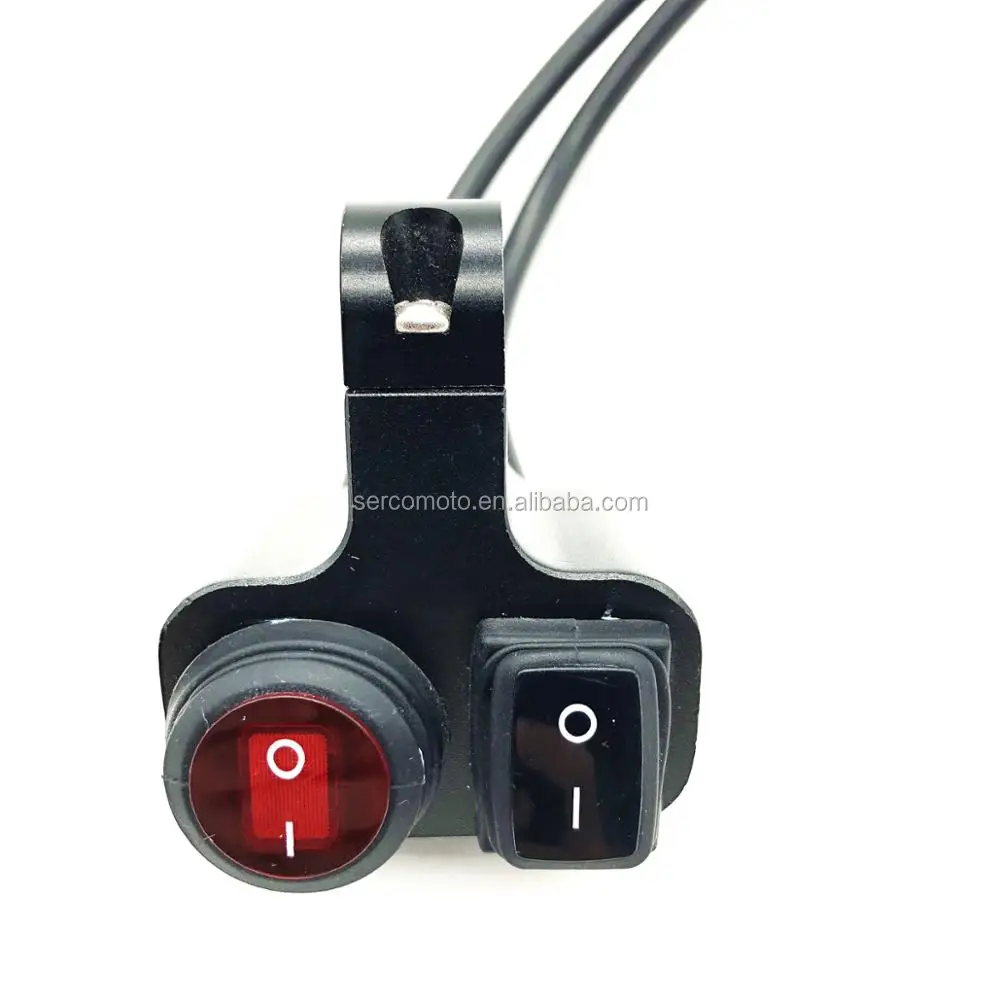 2 в 1 12v 7/8 'мотоцикла ATV Скутер Байк переключатель Рог поворотники On/Off Выключатель Света