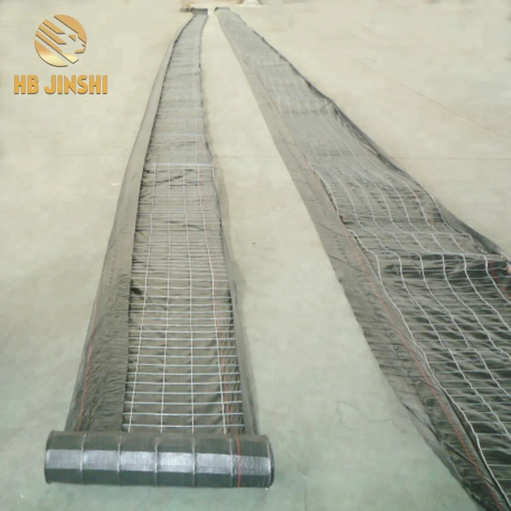 
70gsm Landscape Woven Fabric Silt Fence with mesh 