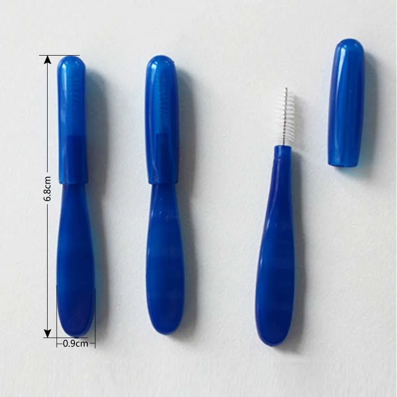 Flat Handle Interdental Toothbrush