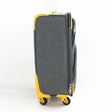 
4 wheel spinner suitcase nylon carry-on luggage set 