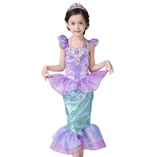 The Little Mermaid font b Fancy b font Kids Girls font b Dresses b font Princess