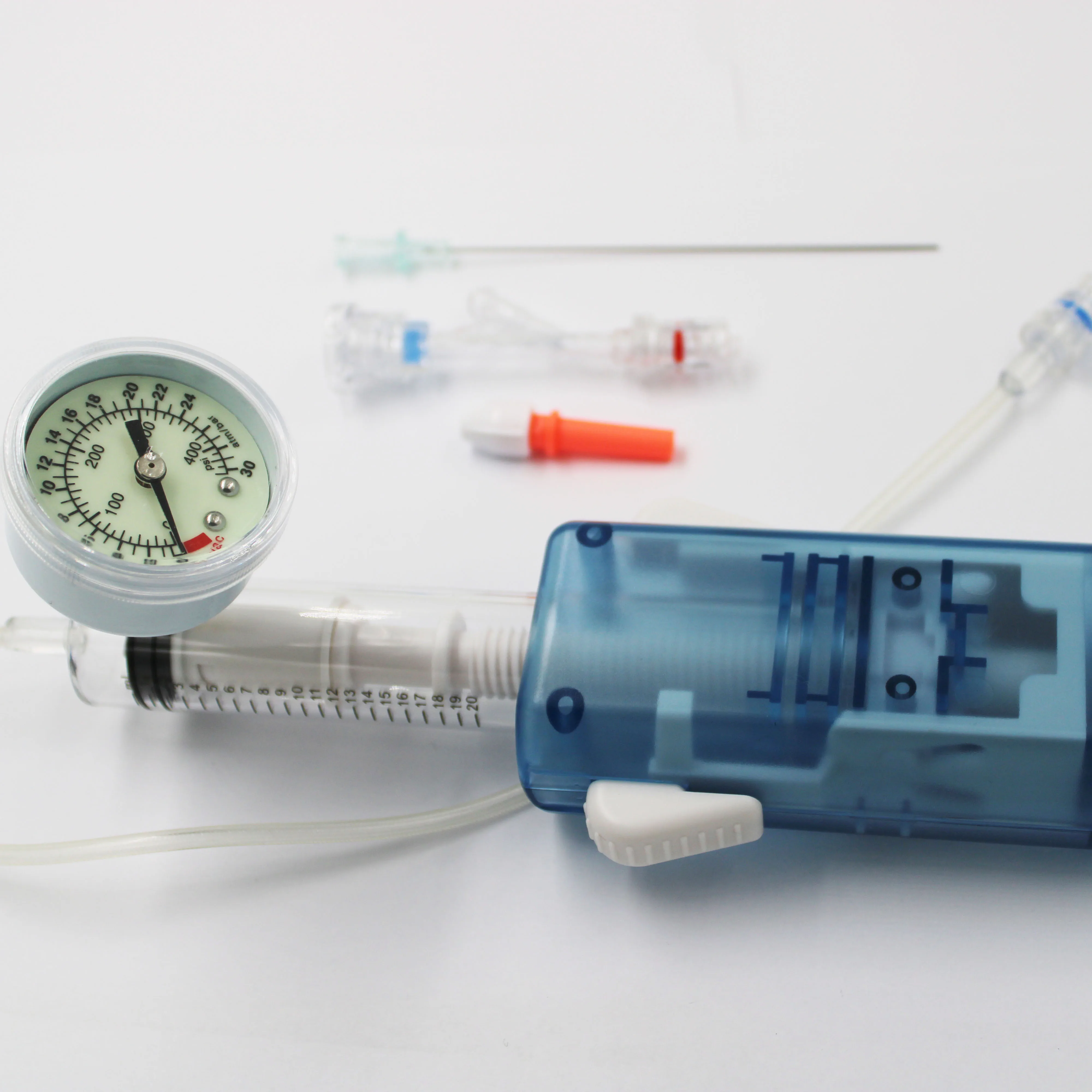 Ortus medical equipment 20ml, 30atm Balloon Inflation Device For Angioplasty