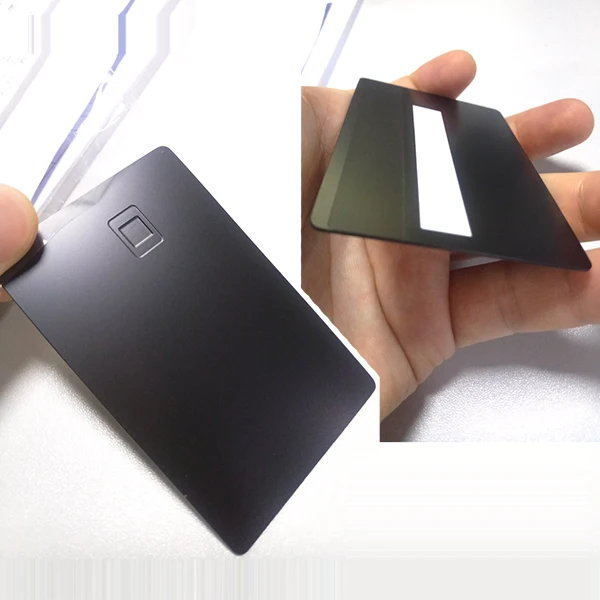 
Standard Cr80 blank black credit card metal 