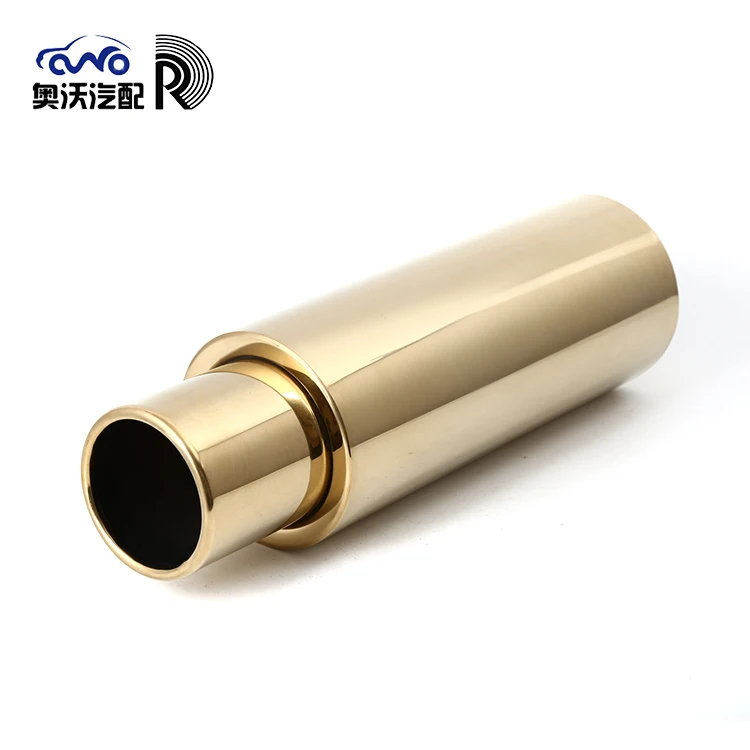 High performance professional 201/304 stainless steel 63mm car muffler