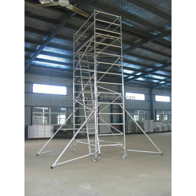 Easy Fold and Safety Frame upright aluminum scaffold Working Platform tower