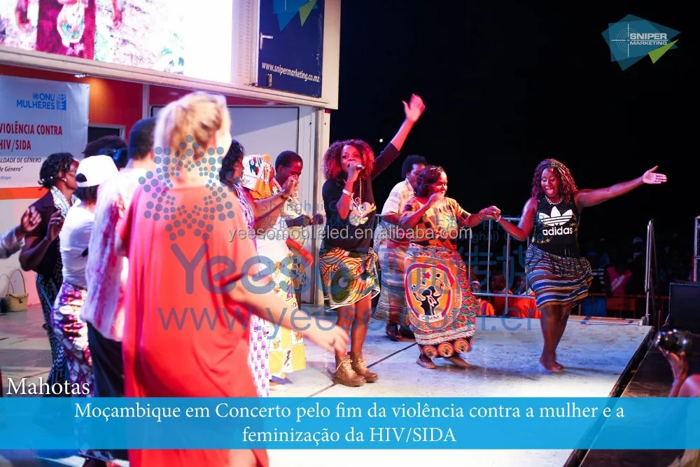 
Outdoor LED Digital Container for Outdoor Events with hydraulic stage - YES-C40 