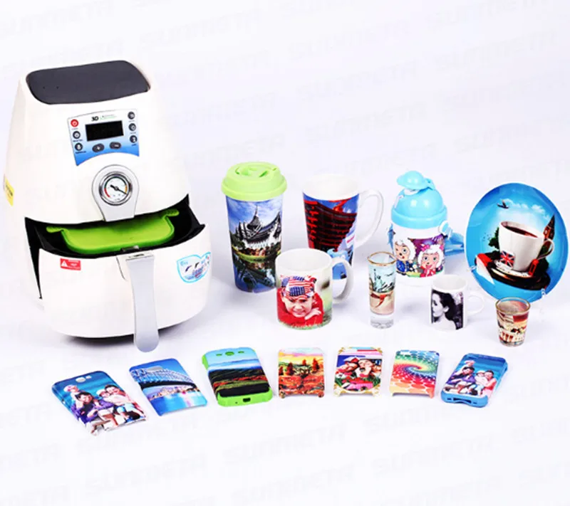 Mugs Phone Case Vacuum Heat Press Machine 3D MINI Sublimation Heat Press Printer for Mugs Phone Case