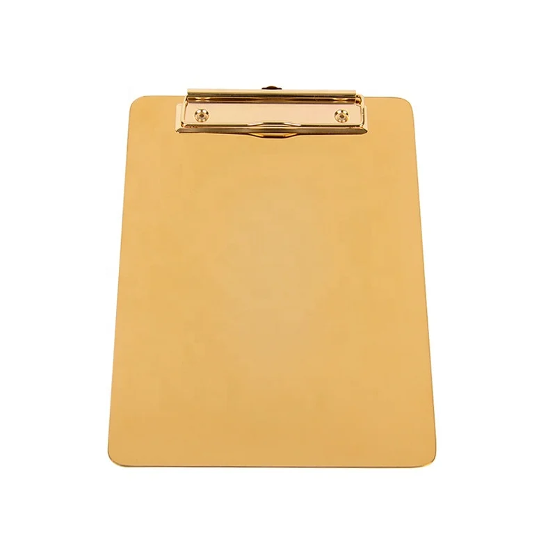 Гальванизированная титановая Золотая папка для хранения из нержавеющей стали