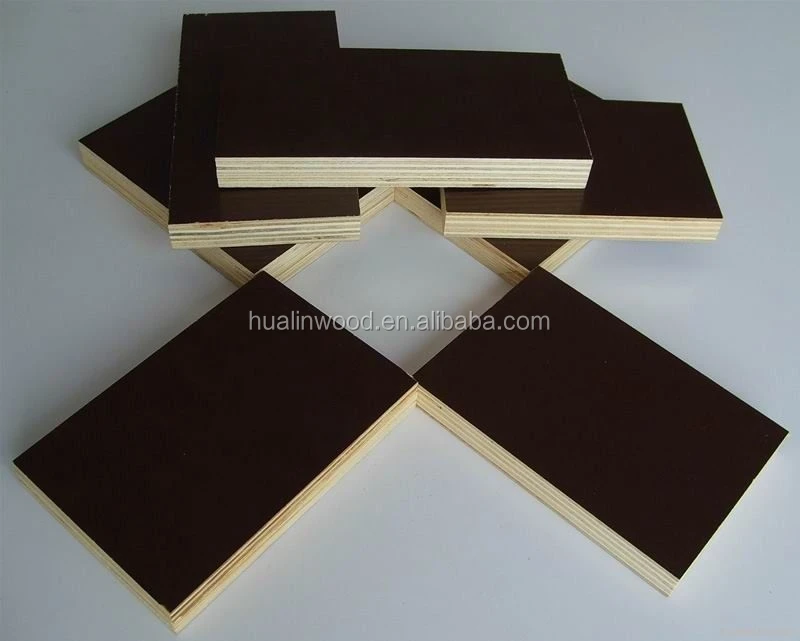 18mm hardwood core concrete formwork film faced plywood