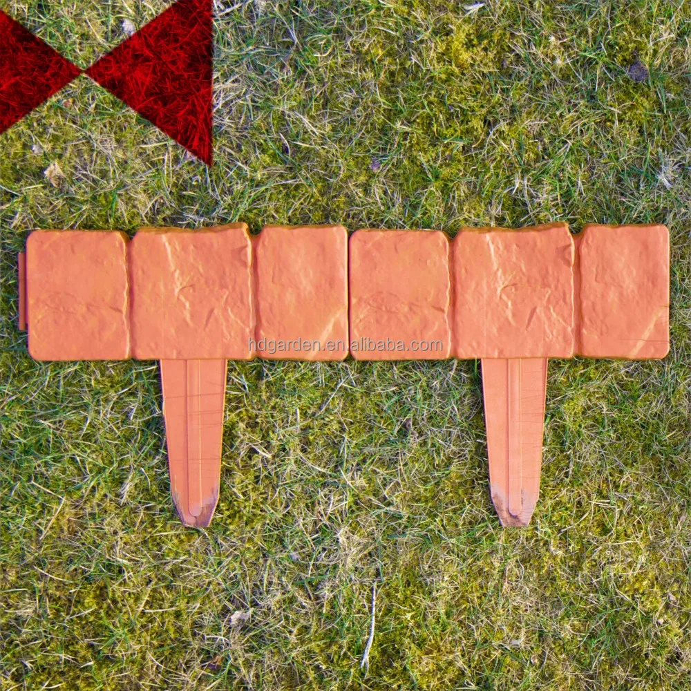 Stone look Plastic Small Fence