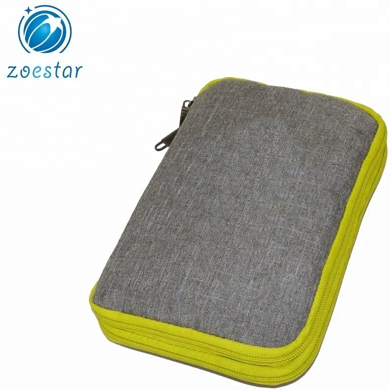 Two Compartments Passport Bag Travel Organizer Card Ticket Holder Wallet