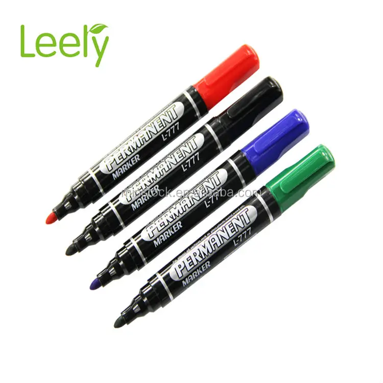 oil based permanent marker pen with a clip refillable