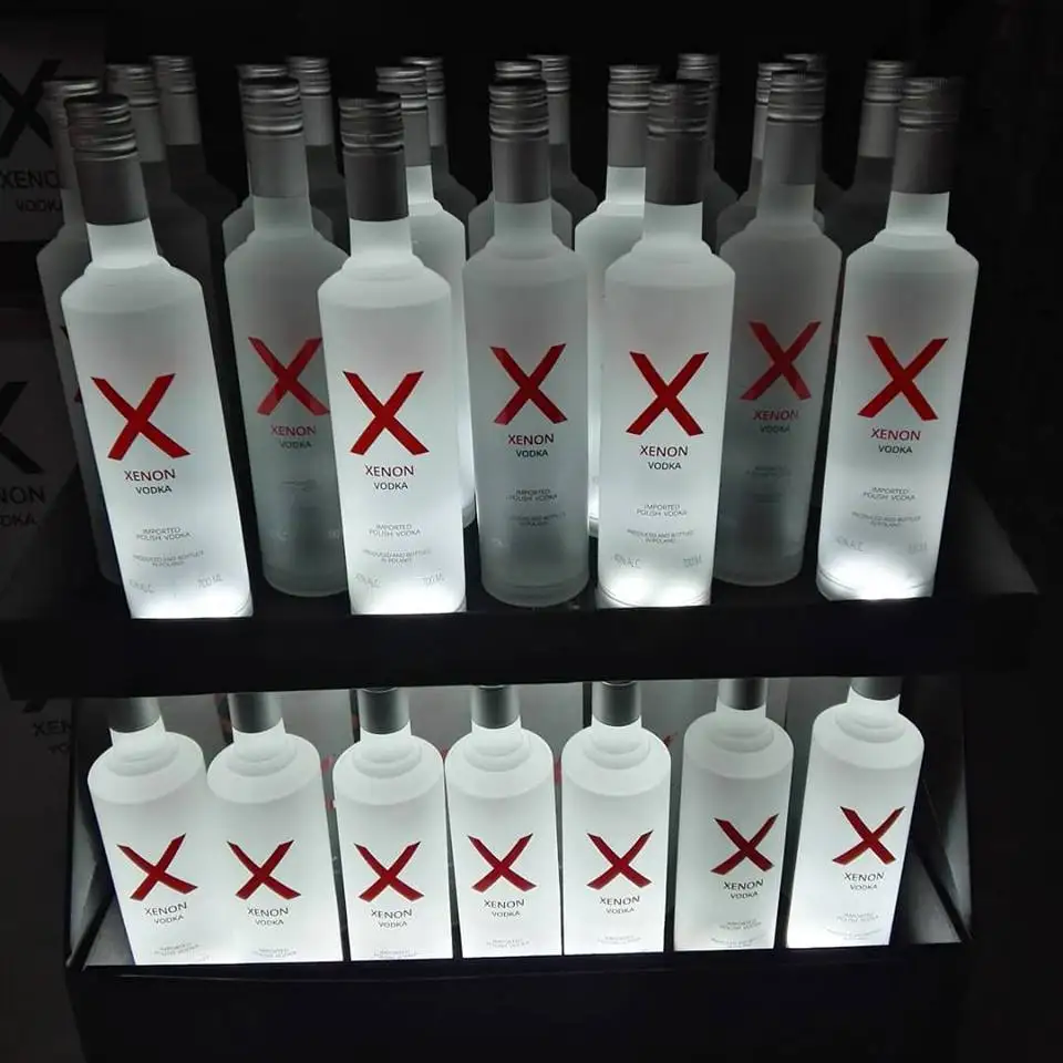 Led Bottle Flashing Light Sticker for Wine/beer/vodka Bottle