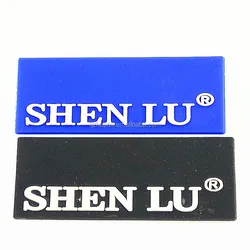 Sew On Custom Made Embossed 3d Silicone Patch Soft Pvc Clear Transparent Wholesale Design Rubber Labels For Clothing Hat