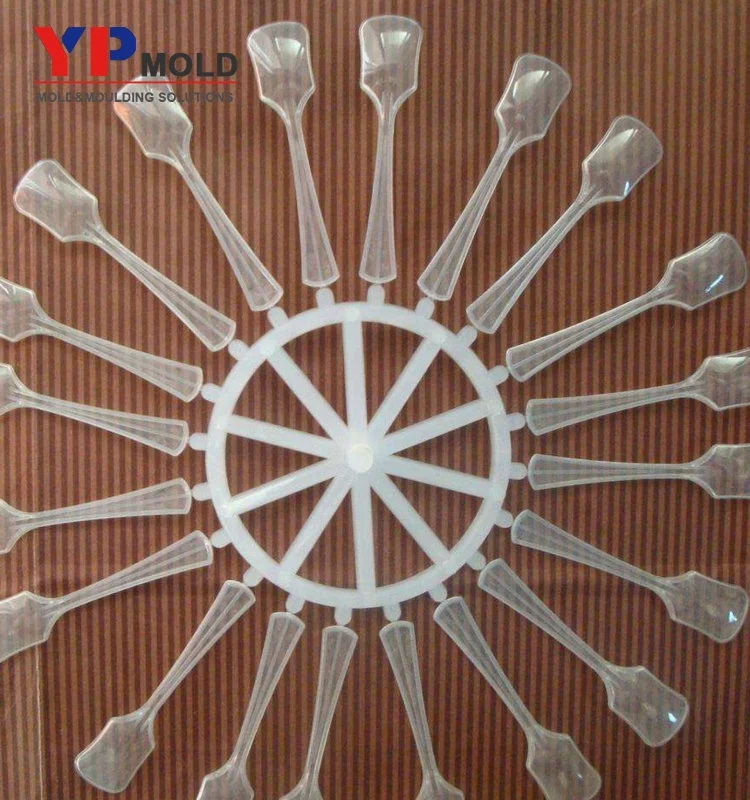 Customized High Precision 24 cavity mold maker hot runnder plastic spoon Plastic Injection Mold Mould