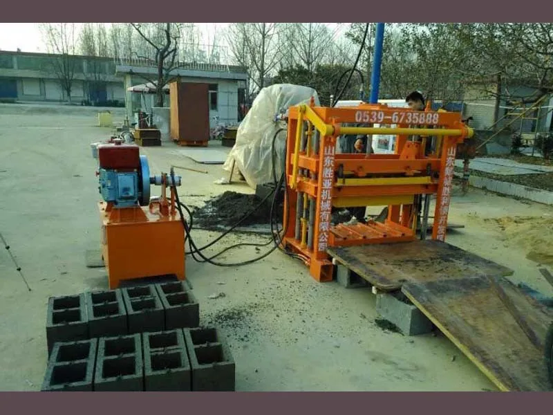 china small cheap building block making machine, cinder block machine in Jamaica, solid block machine price