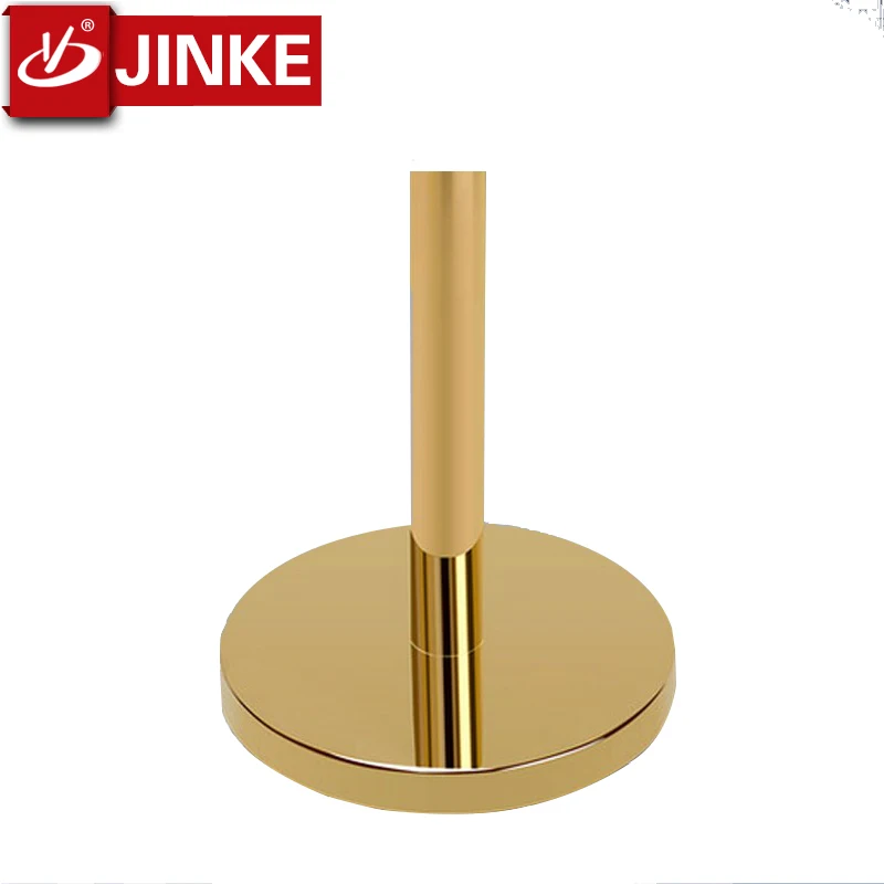 Free Access Parking Road Barriers For Wedding Use Off Road Gold Bollard Stand Heavy Product
