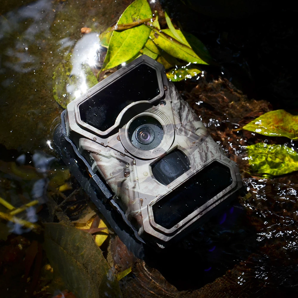 PIR motion detection time lapse solar powered outdoor wireless 3g mms night vision camera de chasse