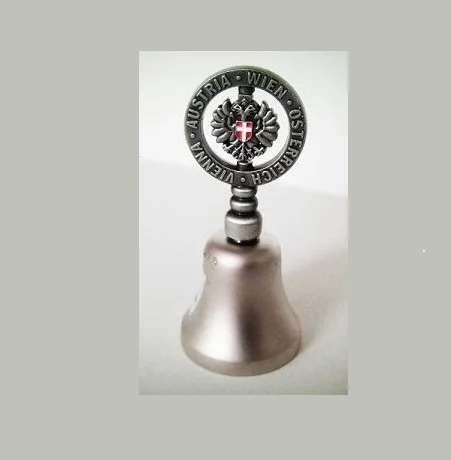 Custom metal Austria dinner souvenir country bell with your logo design