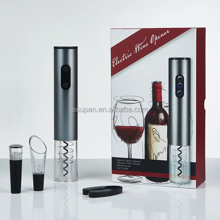 
Custom logo electric corkscrew wine opener 