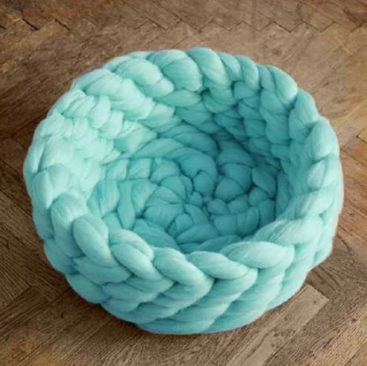 Factory Price Super Soft Pure Merino Wool Tops Multicolor 100% Merino Wool Chunky Yarn