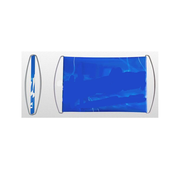 
Custom Hand Held Scrolling Banner Retractable Fan Banner 