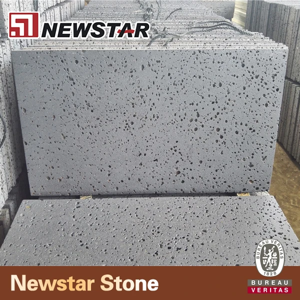 
Cut to size basalt tile black lava bricks for garden 