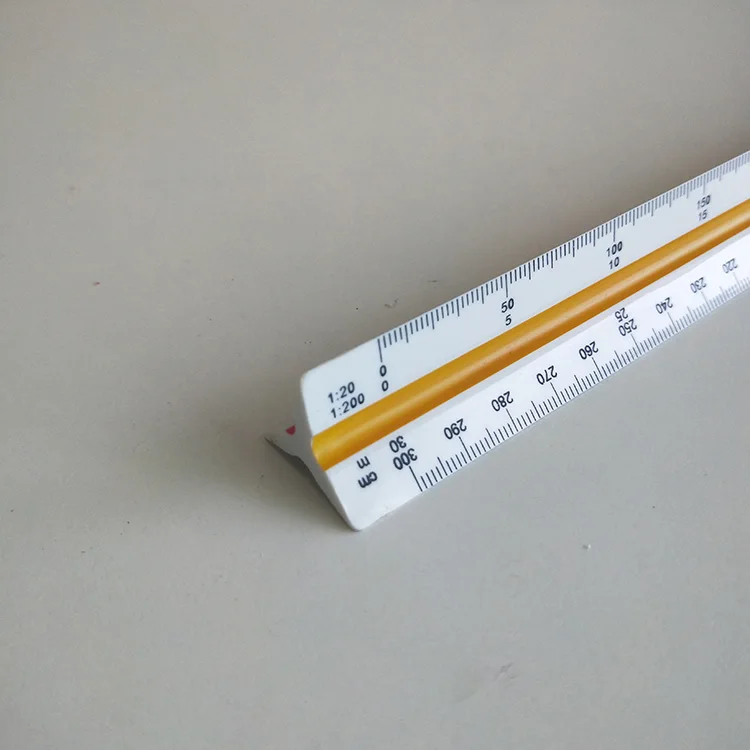 Architects and Engineers triangular Scale Ruler