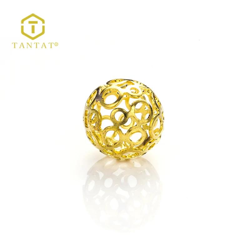 Gold Plated Brass Filigree Beads Wholesale Bracelet Beads