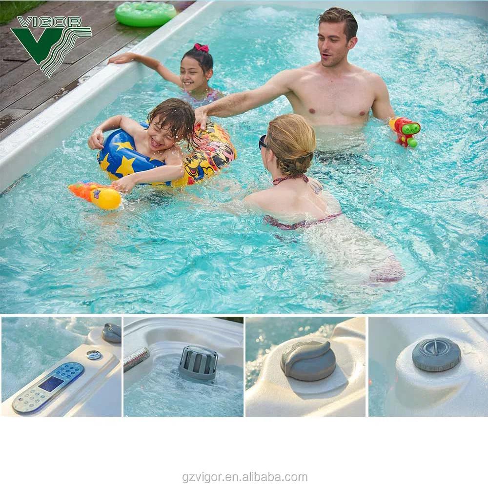 2019 Factory Luxury 6 Meter used swimming pool for sale large swim spa big spa tubs with CE approved