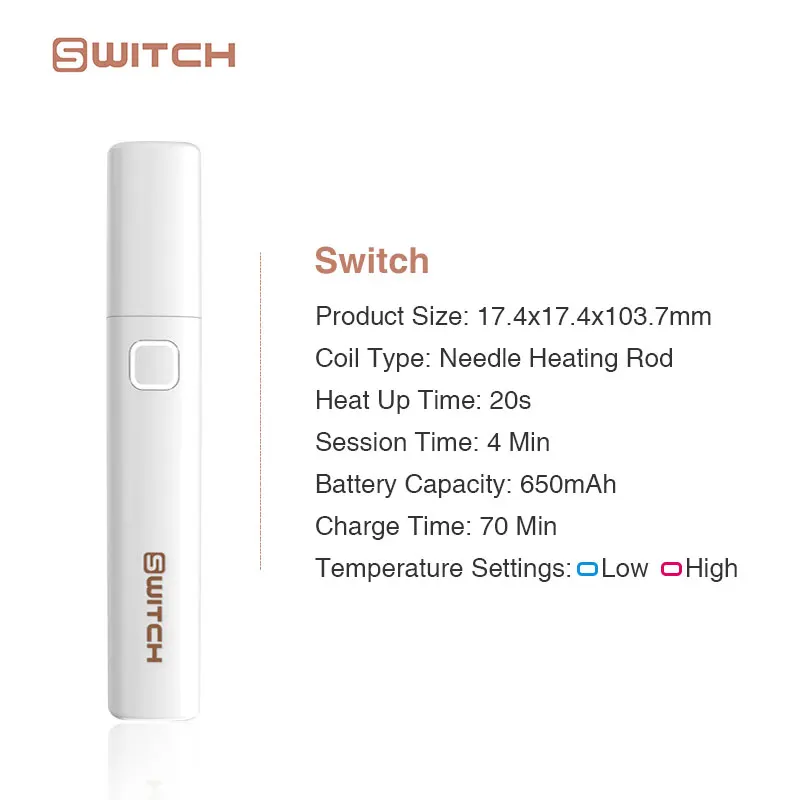 
WEECKE Electronic Cigarette Kit E Cig Vaporizer Heat Not Burn Device use for Tobacco Sticks Smok 