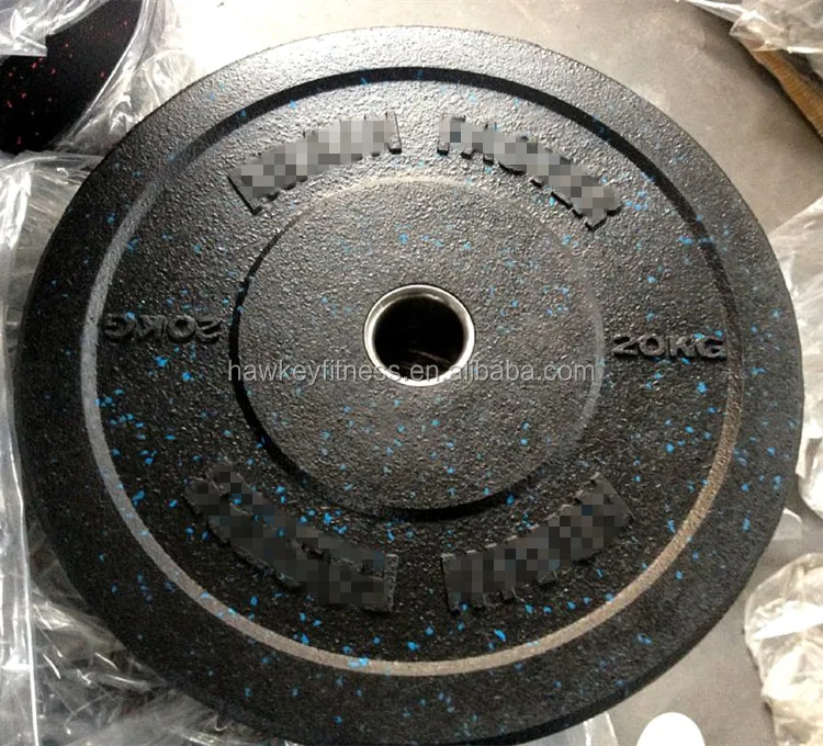 
colorful sport training top grade crumb bumper plate 