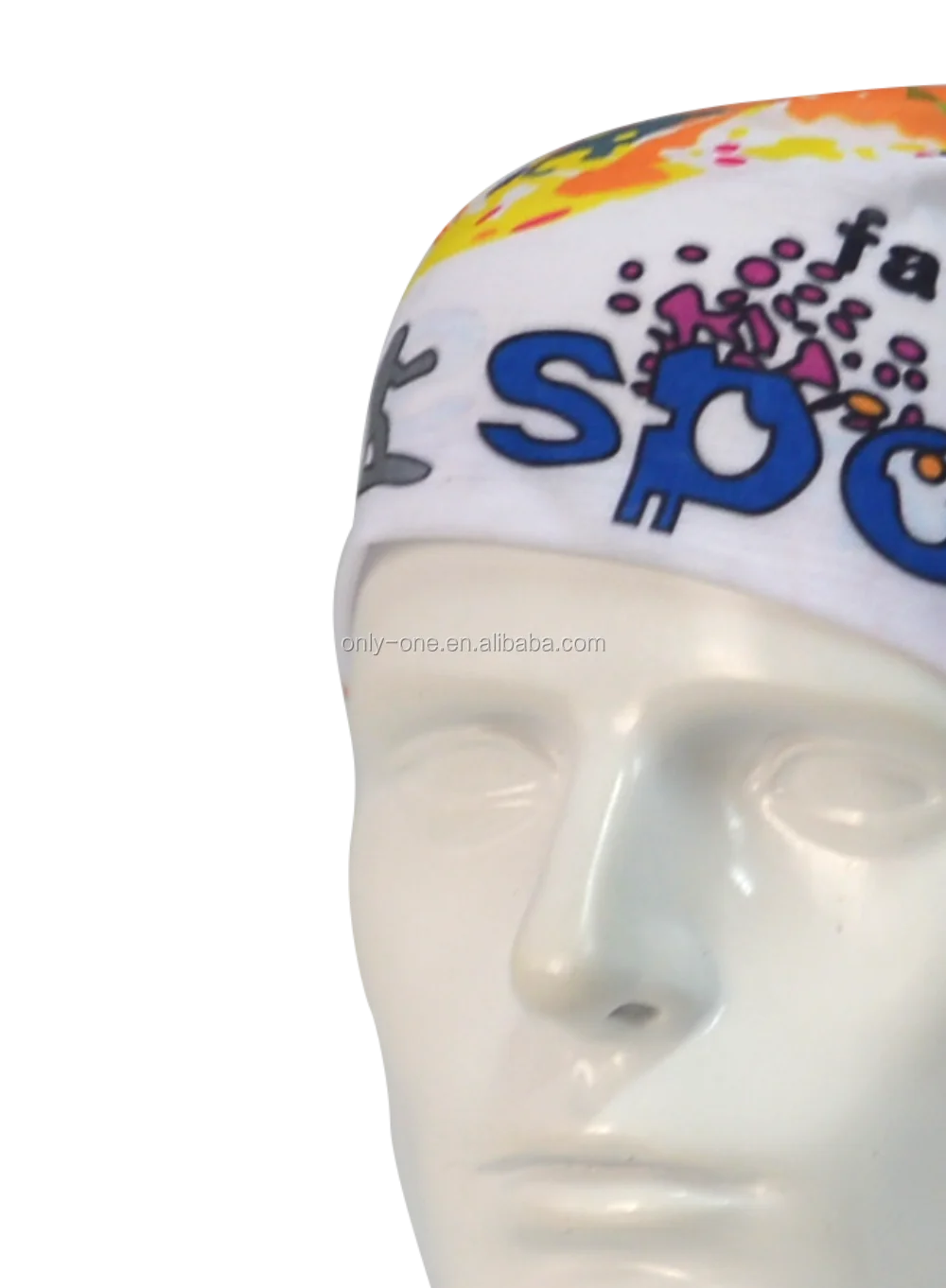 100% polyester sublimation printed cycling bandana custom brand bandana with baby and adult size