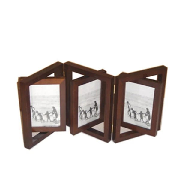 Custom shape rustic antique vintage wooden picture photo frame